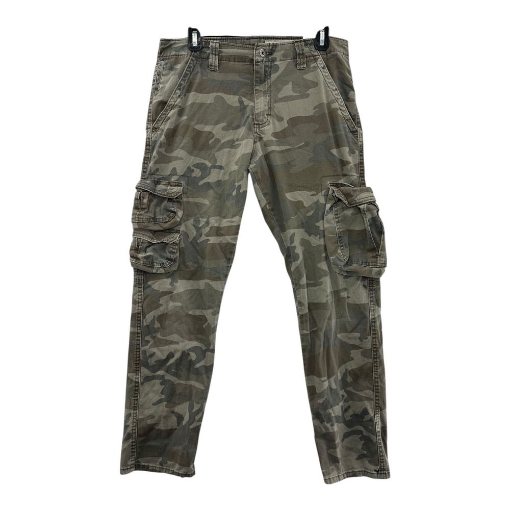 Wrangler‎ Regular Taper Cargo Pants Mens 30x30 Camo Utility Pockets